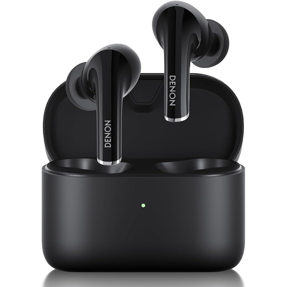 Denon Wireless In-Ear Active Noise Cancelling Earbud Headphones Black AH-C830NCW